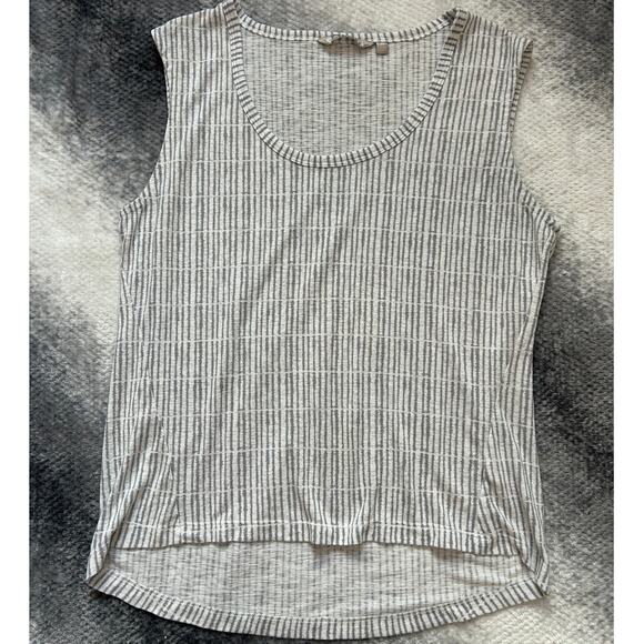 Athleta Breezy Tank Top Muscle Scoop Neck Cobblestone Gray Women Size Medium - Picture 1 of 10